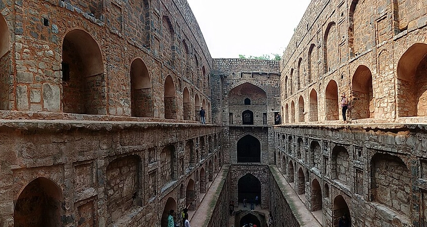 Agrasen Ki Baoli in Delhi is a historical stepwell known for its eerie atmosphere and haunted tales.