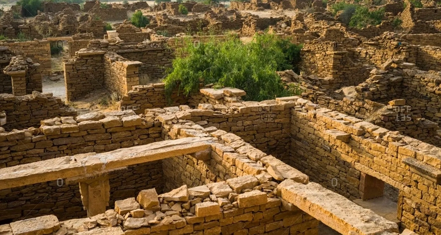 Kuldhara, a deserted Rajasthan village, is famed for its eerie overnight abandonment and curse.